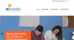 Desktop Screenshot of etaustralia.com