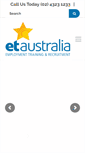 Mobile Screenshot of etaustralia.com